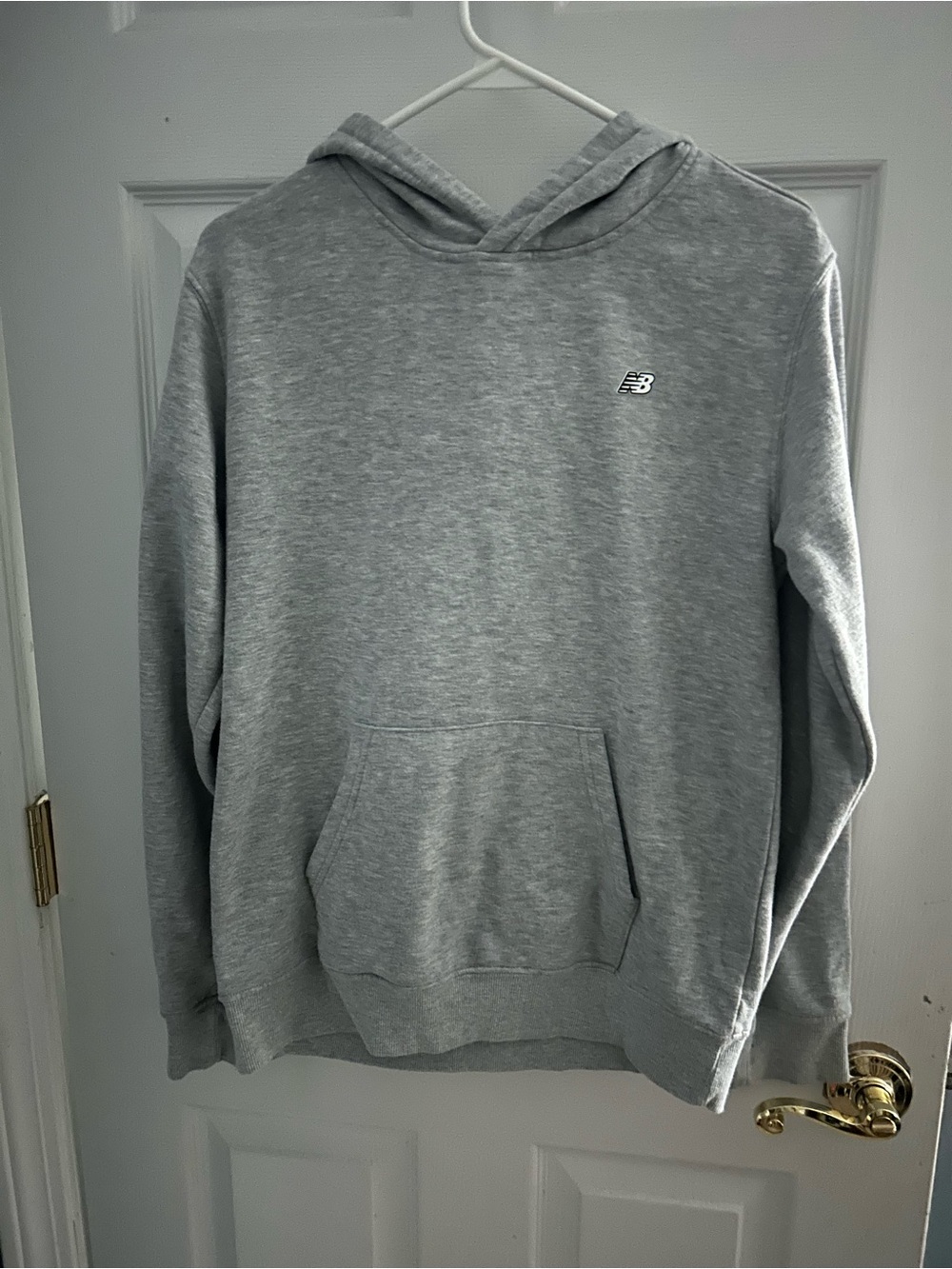 New Balance Light Gray Pullover Hoodie